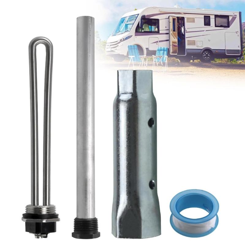 Quick Heat Metal Water Heater Element 520900 Strong Metal Heating Tube for Suburban Camping Hot Water System Use