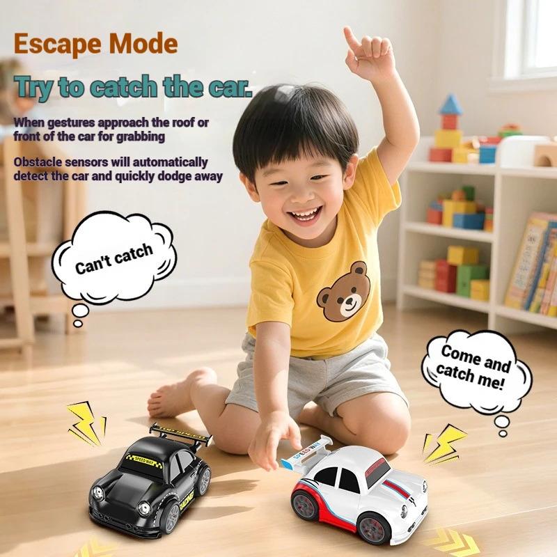 2.4G Mini RC Smart Drift Car with Lights and Sounds Multi-function Remote Control Suitable for Indoor/outdoor Entertainment