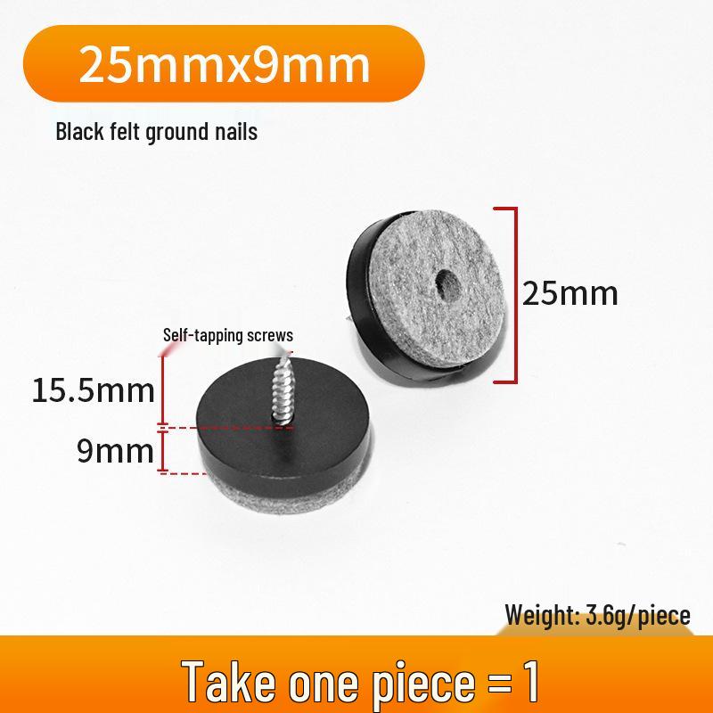 Thickened Silent Anti-slip Furniture Floor Pads: Moisture-proof Felt Nail Protectors for Tables, Chairs, Sofas, Cabinets.