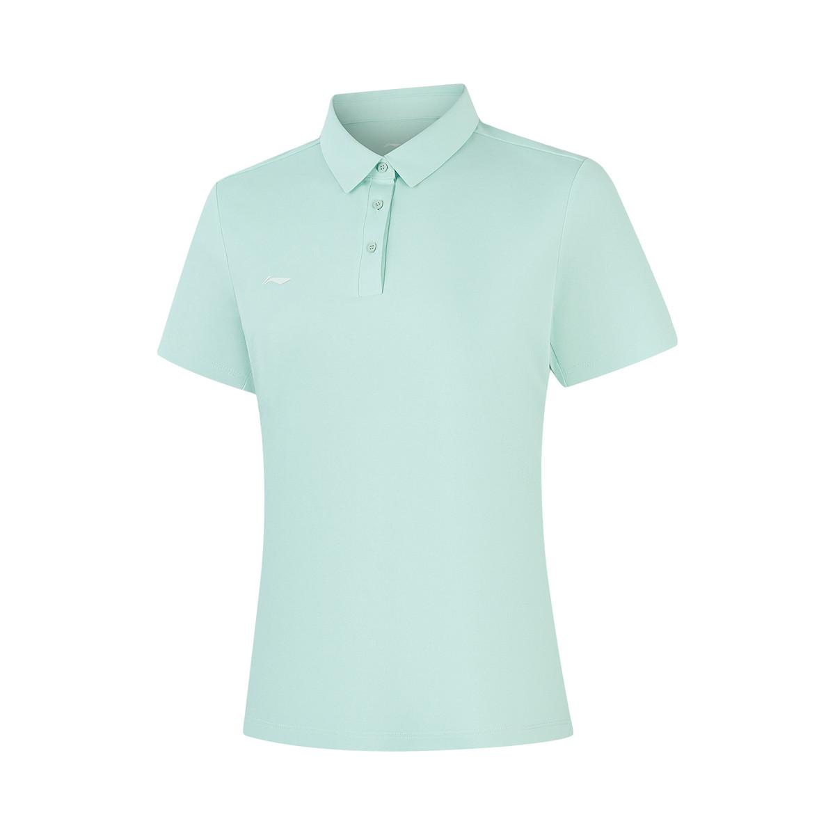 

Li-Ning Comfortable Breathable Polo Shirt Women tops Lake-Gray-Blue APLW242-3 S