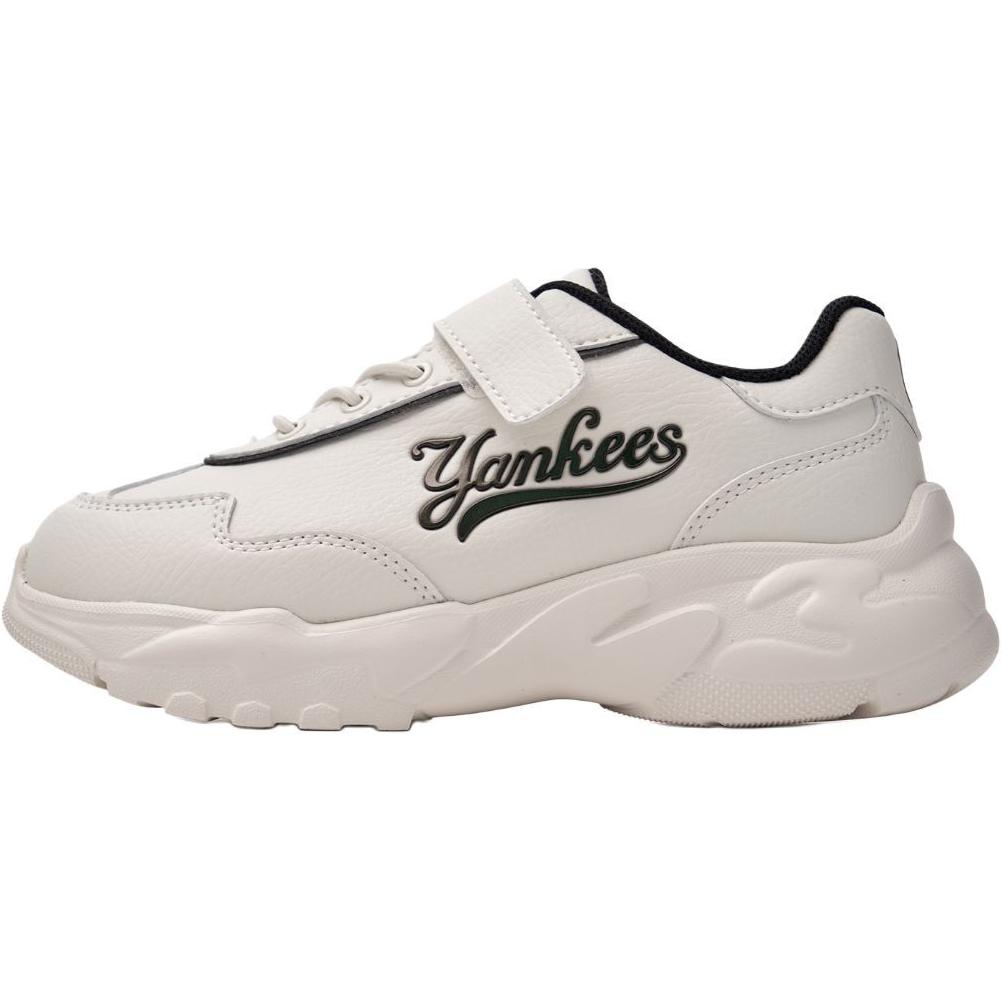 MLB New York Yankees Comfortable Versatile Non-Slip Durable Casual Shoes Kids sneakers White 7ASHCV05N-50WHS