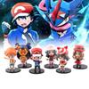 Character Pvc 6pcs Toy Model Desktop Decoration Child Gift Christmas
