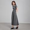 Chuyu Women's Relaxed Fit T-shirt & Skirt Two-Piece Set