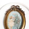 Vintage Photo Frame Golden Desktop Ornament Gift Tabletop Decor  For Bedroom Study Living Room