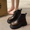 British style women's lightweight outdoor hiking mountaineering non-slip sports casual non-fatigue foot Martin boots