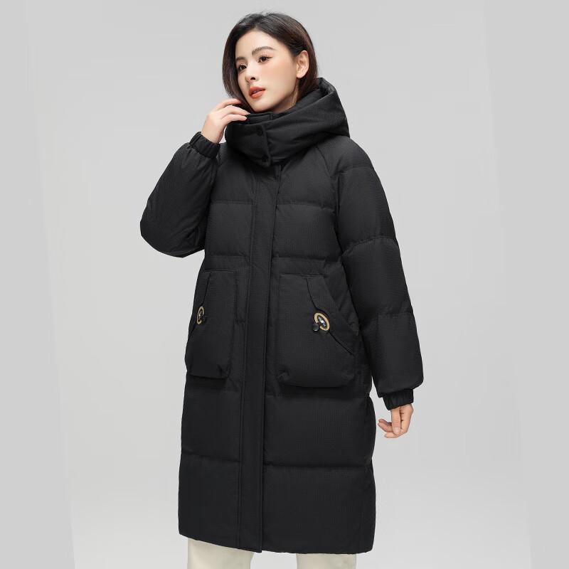 Женский повседневный пуховик средней длины с капюшоном Fengxun S