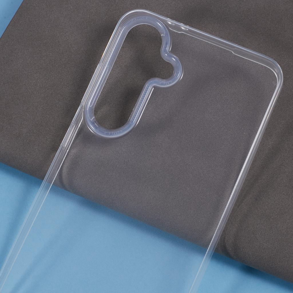 For Samsung Galaxy S24 FE Clear Case Large Lens Cutout Ultra Thin TPU Back Phone Cover