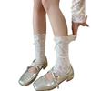 Thin-style Stocking with Bunches of Stockings, Bow Ties, Foot Stepping Leg Cover, Ballet-style Long Stockings, Perforated Mesh Stockings, Calf Socks