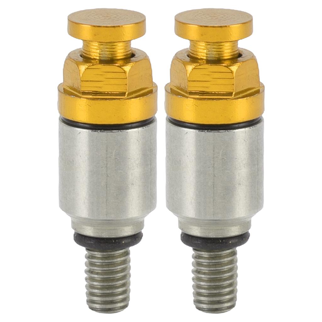 2pcs M5x0.8 Aluminium Alloy Fork Air Bleeder Pressure Relief Valve Replacement for CRF150R CR125R