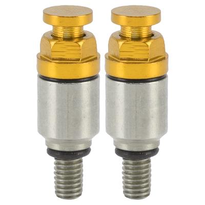 2 Stück M5x0.8 Aluminiumlegierung Gabelentlüfter Druckentlastungsventil Ersatz für CRF150R CR125R