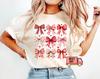 Comfort Colors Coquette Valentine Heart Bow Shirt, Retro Valentine Shirt, Valentines Day Bow Shirt, Coquette Bow T Shirt,Bow Valentine Gifts