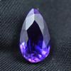 8-10 Ct Amazing Purple Bi-Color Tanzanite Pear Cut Fabulous Certified Gemstone