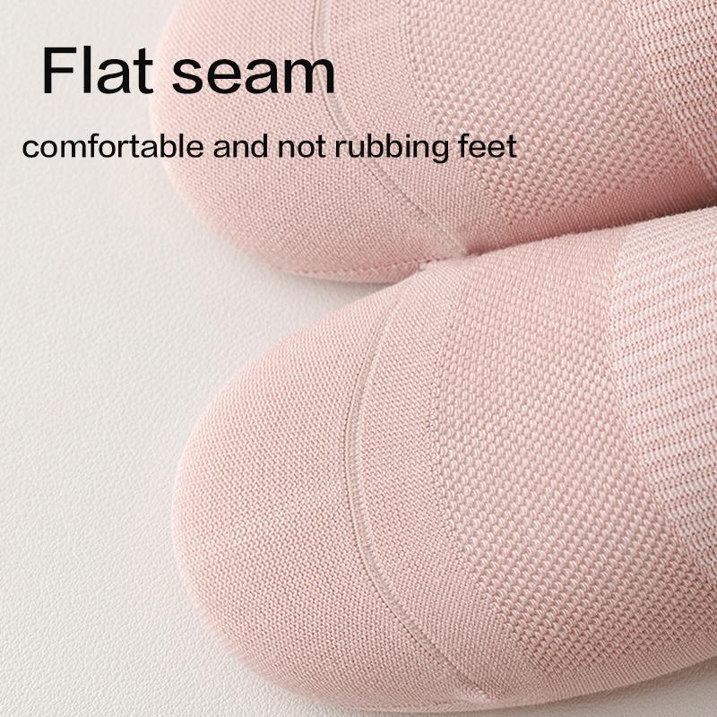 Damen Socken 95% Baumwolle Neu Hohe Qualität Frühling Sommer Baumwolle Atmungsaktives Netz Einfarbig Kurz Candy Antibakteriell Deodorant