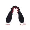 Sweet Bowknot Plush Bunny Hair Hoop Ribbon Lace Cosplay Hair Bands Cute Furry Lop Ear Headwear Anime Expo