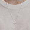 (92.5 Silver) Alice Drop Long Necklace Nz2434