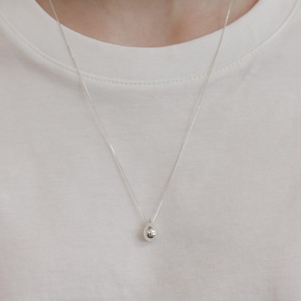 (92.5 Silver) Alice Drop Long Necklace Nz2434