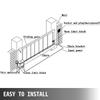 Automatic Gate Opener 1300lbs, with Infrared Security Photocell Sensor with 2 Remote Controls Sliding Gate Opener Move Speed 39 Ft Per Min
