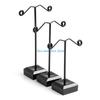 HX6F 3Pcs Earrings Shelf Fashion Stand Holder Jewelry Display Rack Acrylic