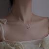 Rose Necklace Female Personality Versatile Mori Three-Dimensional Rose Clavicle Chain Jewelry Female Premium Durable