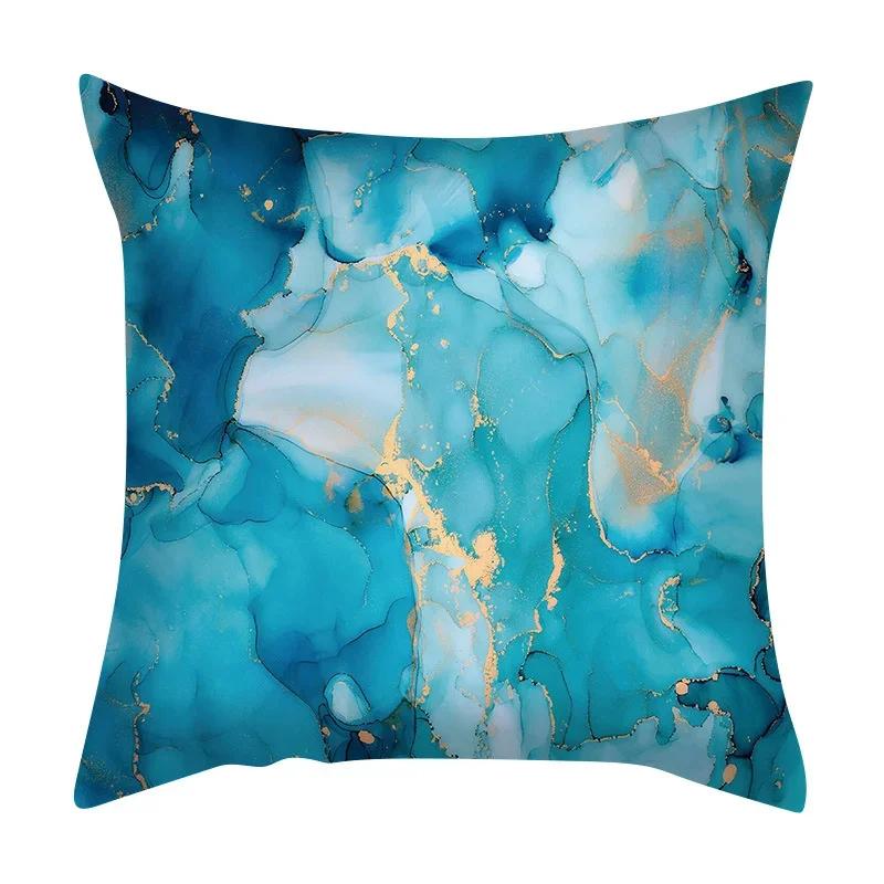 

Чехол для подушки с мраморной текстурой, фиолетовая цветная полосатая наволочка с принтом в виде скалы, декор для гостиной и дома 30x30cm