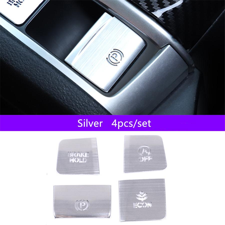 

Electronic Handbrake Button Sequins Aluminum Alloy For Honda Civic 2016-2019