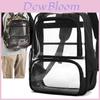 Pvc Clear School Backpack With Multiple Pockets Waterproof Design For Students