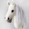 Hobby Horse Horse On A Stick Horse Horse Head White + Comb [M-Hobbyhorse6]