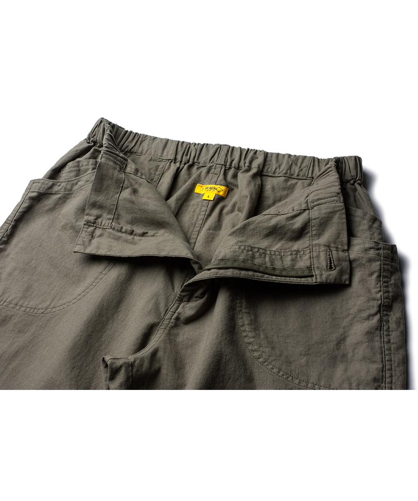Deoleseukyu Linen Cotton Domingo Pants [Vintage Khaki]
