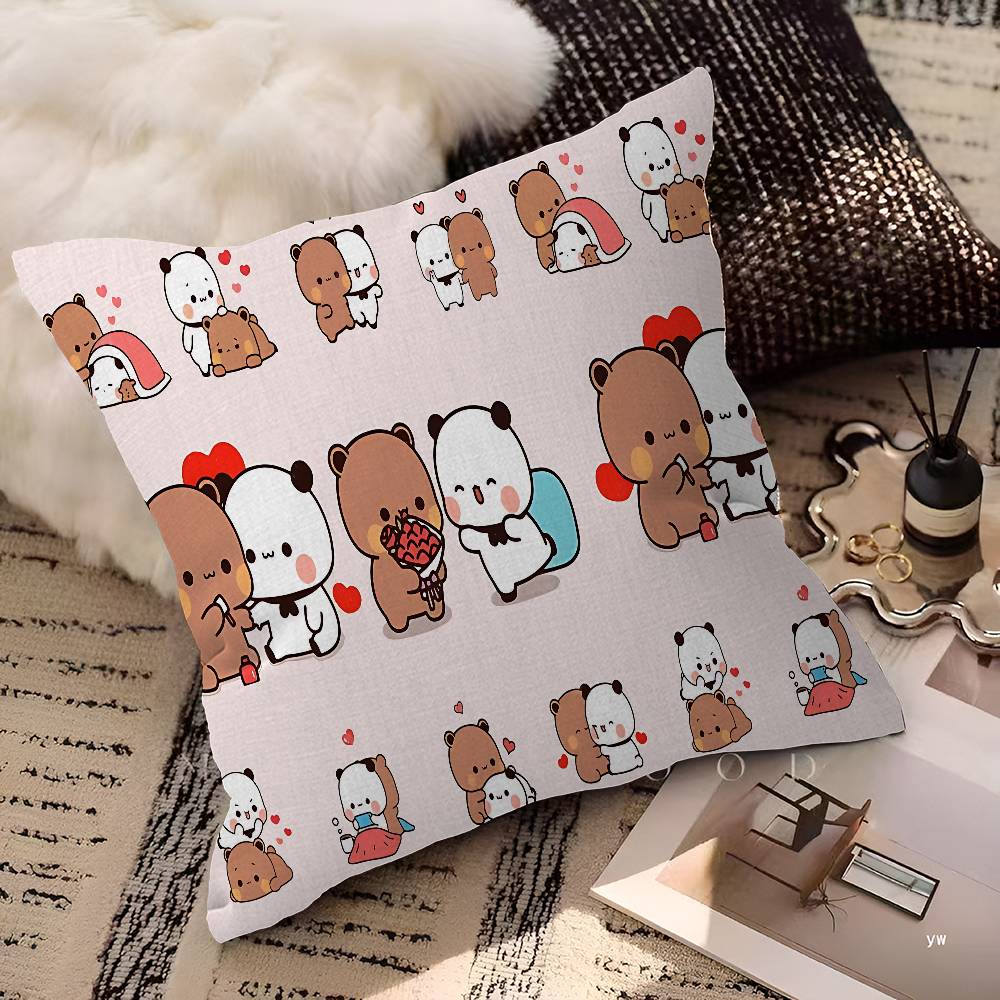 Bubu And Dudu Cute Pillow Cushion Cover Pillowcase Living Room Sofa Home Decor