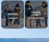 Ultraman Kids' Winter Ski Gloves: Warm, Waterproof, Velvet-Lined for Cold Protection