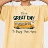 It's A Great Day To Bring Them Home Shirt, School Bus Driver Gift, Funny Bus Driver Appreciation Tee, Back To School Student Top, Driver Mom