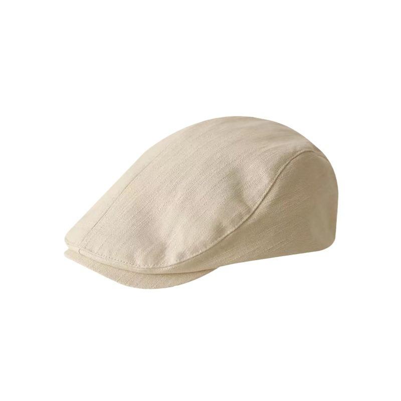 Blogger's Same British Style Newsboy Artist Hat Big Head Circumference Couple Trend Versatile Reversible Can Wear Duck Tongue Forward Hat