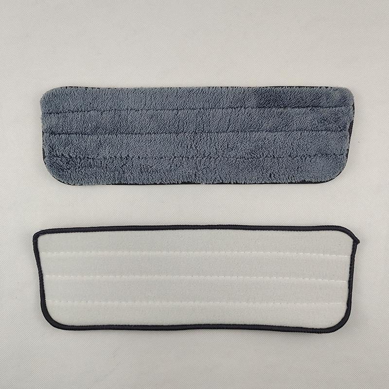 1/4 PCS Spray Mop Replacement Cloth Self-adhesive Mop Cloth Trapezoid Coral Velvet Spray Mop Cloth
