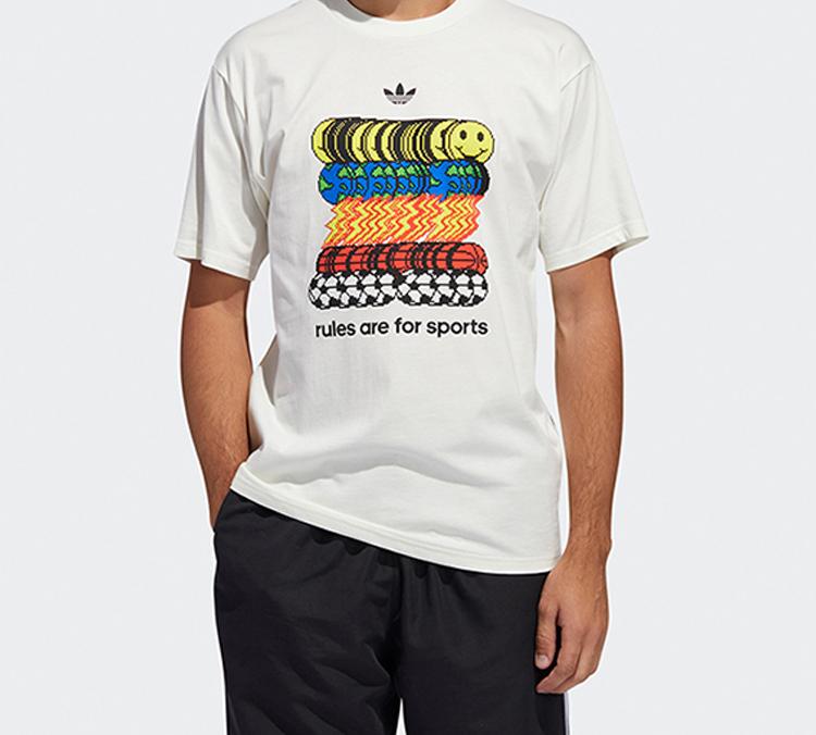 Men's T-Shirt Adidas Originals T Shirt Men's White
