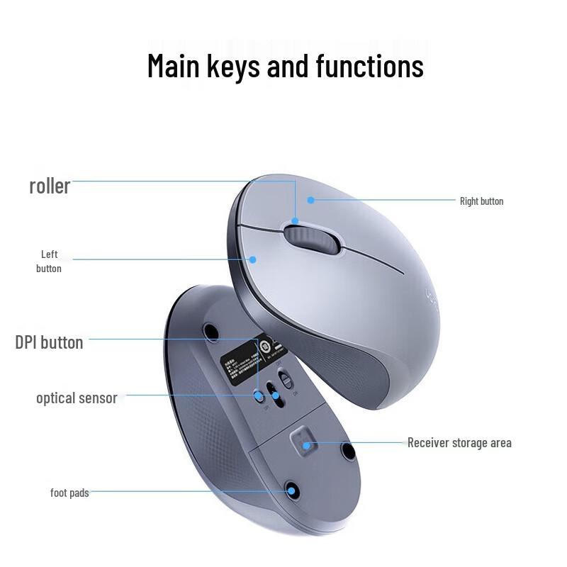UGREEN Wireless Silent Office Mouse