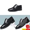 Leather Loafers With Breathable Pu Material For Casual Men