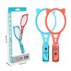 1 Pair Tennis Rackets Controller Grip Handle Kit for Switch OLED