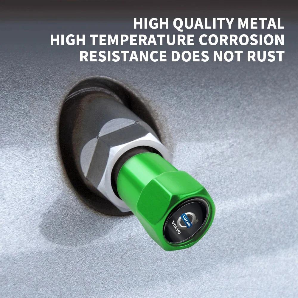 For Volvo ew14pcs Car Badges Wheel Tire Valve Stem Caps Covers Auto Accessories For Volvo XC90 XC60 C30 S60 C70 XC40 V40 XC70 V70 V60 S80 S90