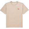 Levis Short Sleeve Versatile Comfortable Pullover T-Shirt Men Tops Beige 001AW-0004