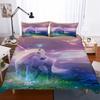 Super Soft Winter Bed Cover Sets 135X200 140X210Cm Twin Baby Bed Bedclothes Double Single Bed Set Unicorn Crib Kids Bedding 3D