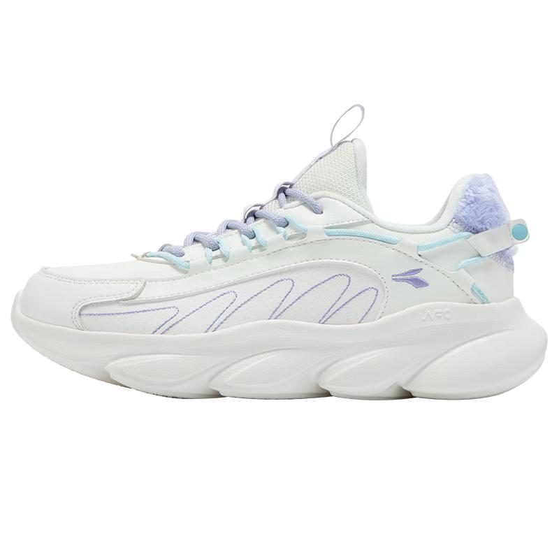 361° Women s Autumn/Winter Plush-Lined Thick-Soled Sneakers 38
