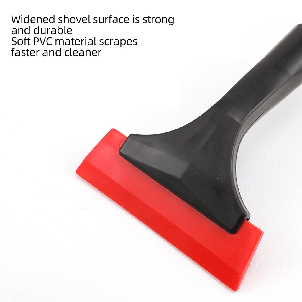 Extra-long Handle Ice Scraper Telescopic Snow Shovel Extra-long Handle Rubber Squeegee Rubber Ice Cleaning Tool For Snow Ice And