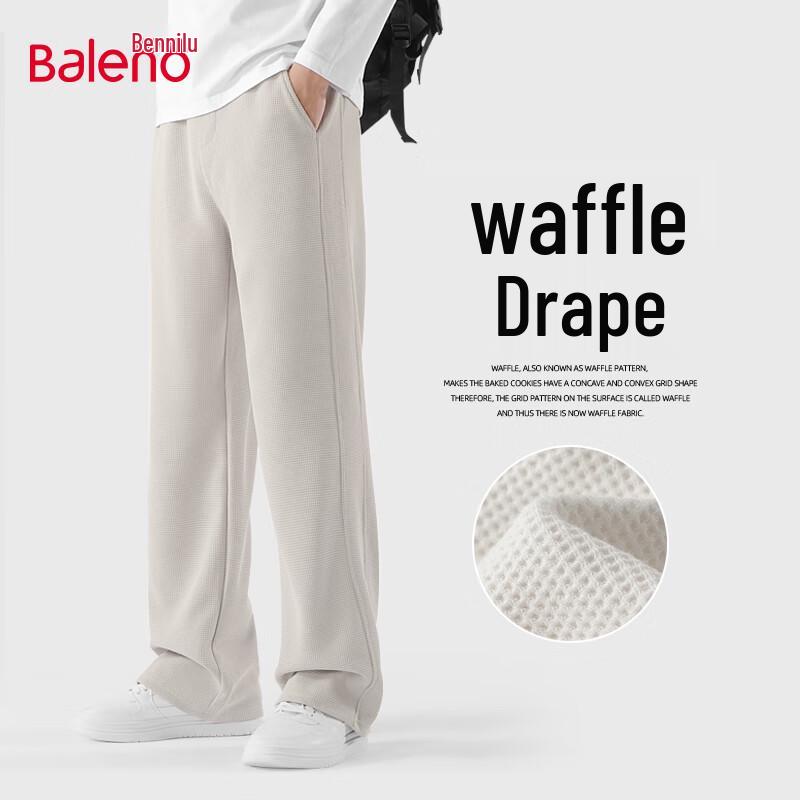 

Baleno Men s Waffle Knit Straight Leg Casual Pants 3XL