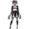 Fever Womens/Ladies Gothic Cheerleader Costume