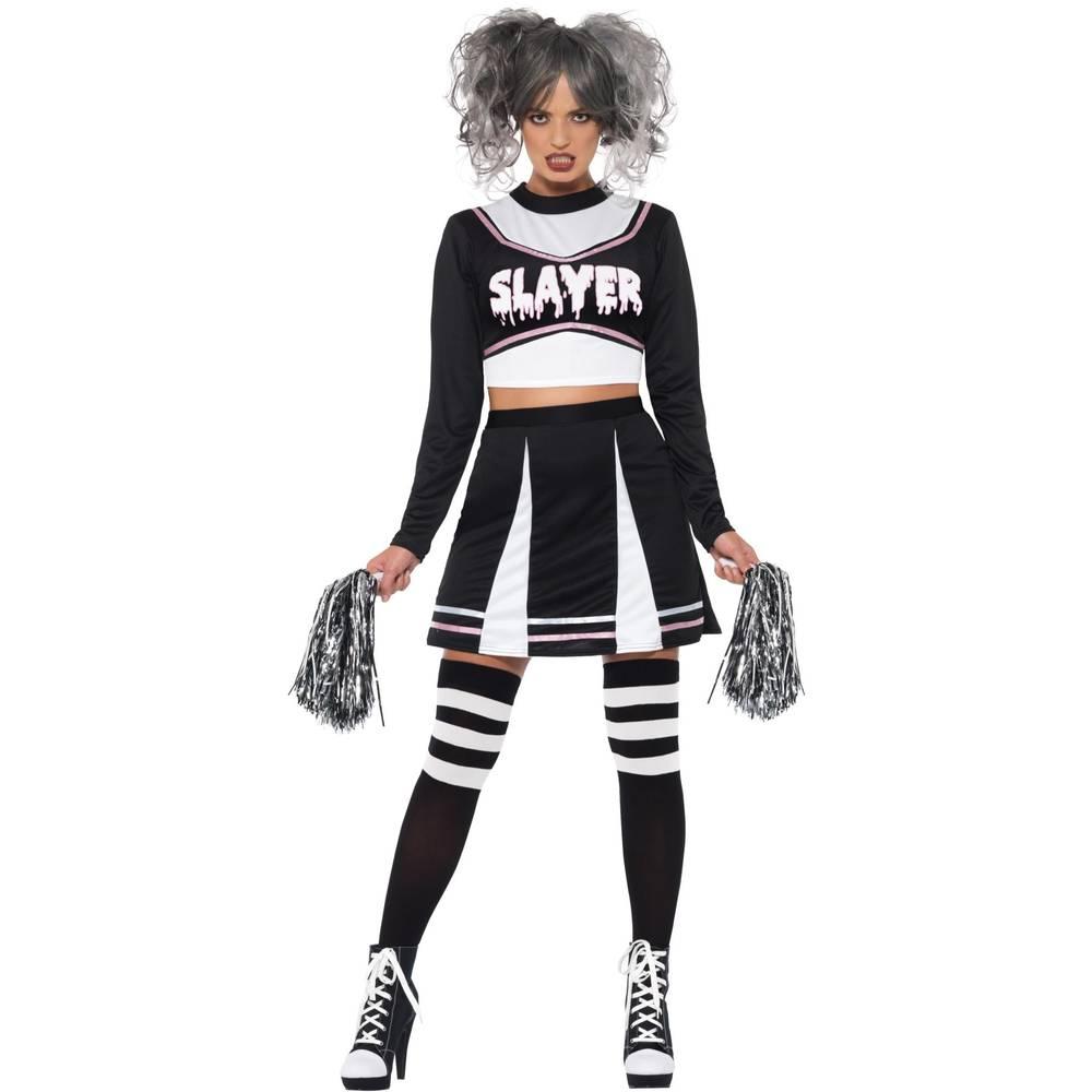 Fever Womens/Ladies Gothic Cheerleader Costume