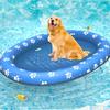 Dog Float for Pool Inflatable Dog Swimming Float for Puppies Floating Raft for Pool/Travel/Summer Supplies