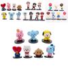 Adorable 7piece Bts Tinytan Set Of Mini Figures Featuring Dynamite Bangtan Boys For Gift And Display