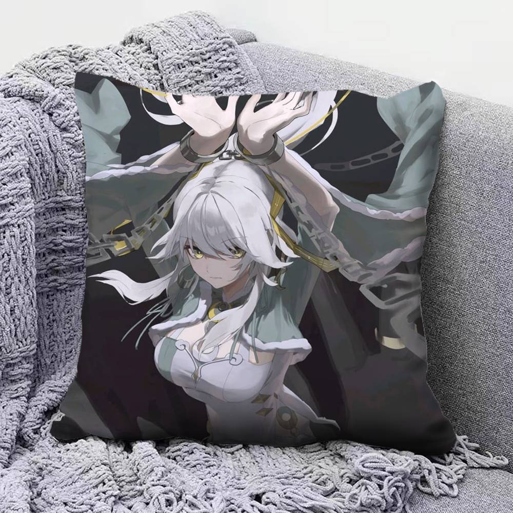 Zibai Genshin impact Game Home Sofa Cushion Covers and Aecorative Custom Pillow Covers