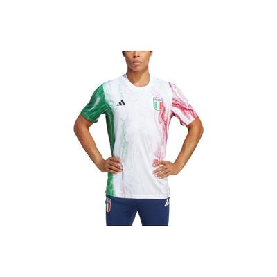 adidas Colorblock Round Neck Short Sleeve Soccer Jersey Men Tops White HS9868