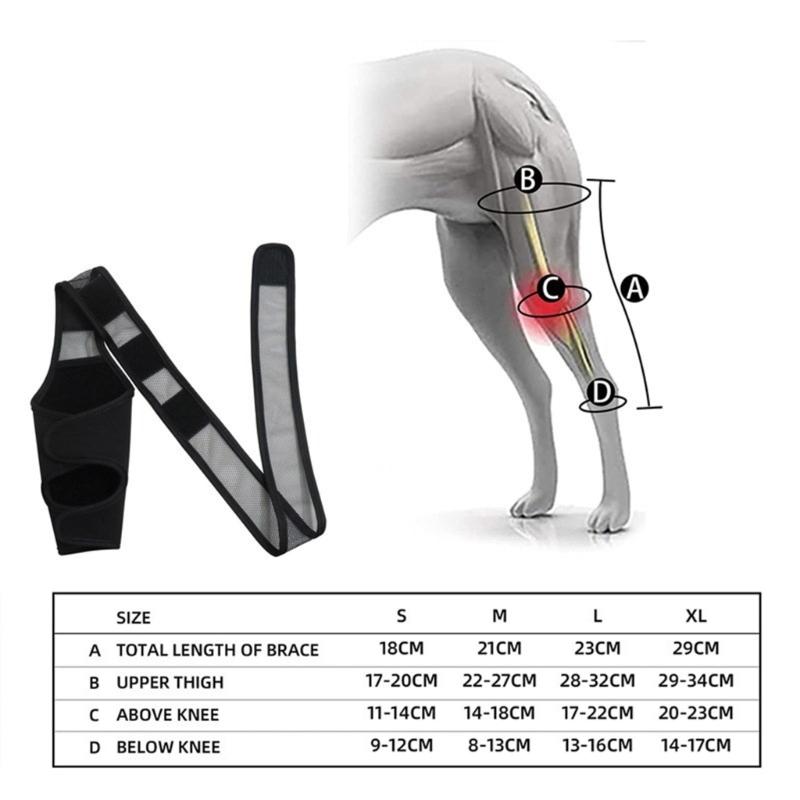 Safety Pet Dogs Waterproof Thigh Cover for Dogs to Prevent Injuries Crafted from Soft Material for Various Activity